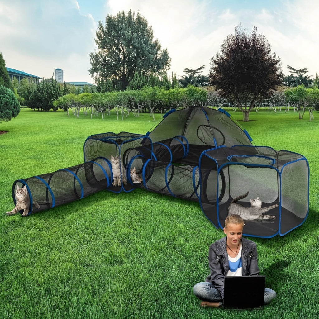 Collapsible Modular Pet Playpen